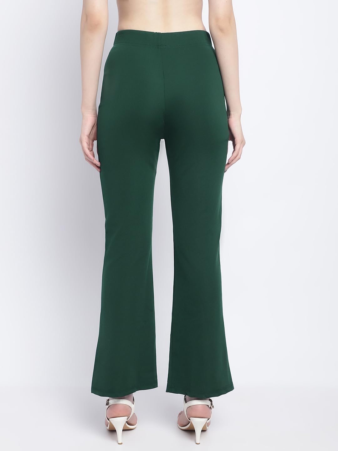Jinax Women's Relaxed Fit Flat-Front Trousers, Elastic