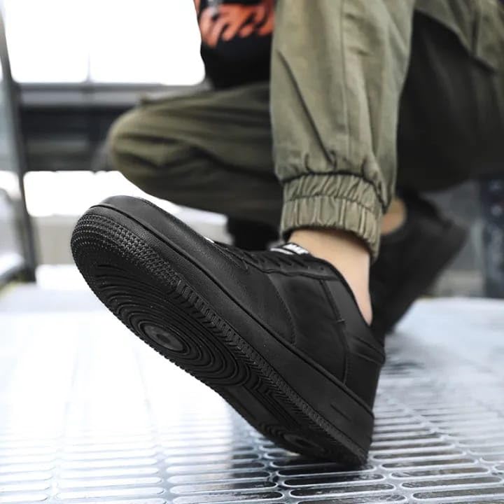 BADLAV® Air Force Black Sneakers for Men - alphahostel.in
