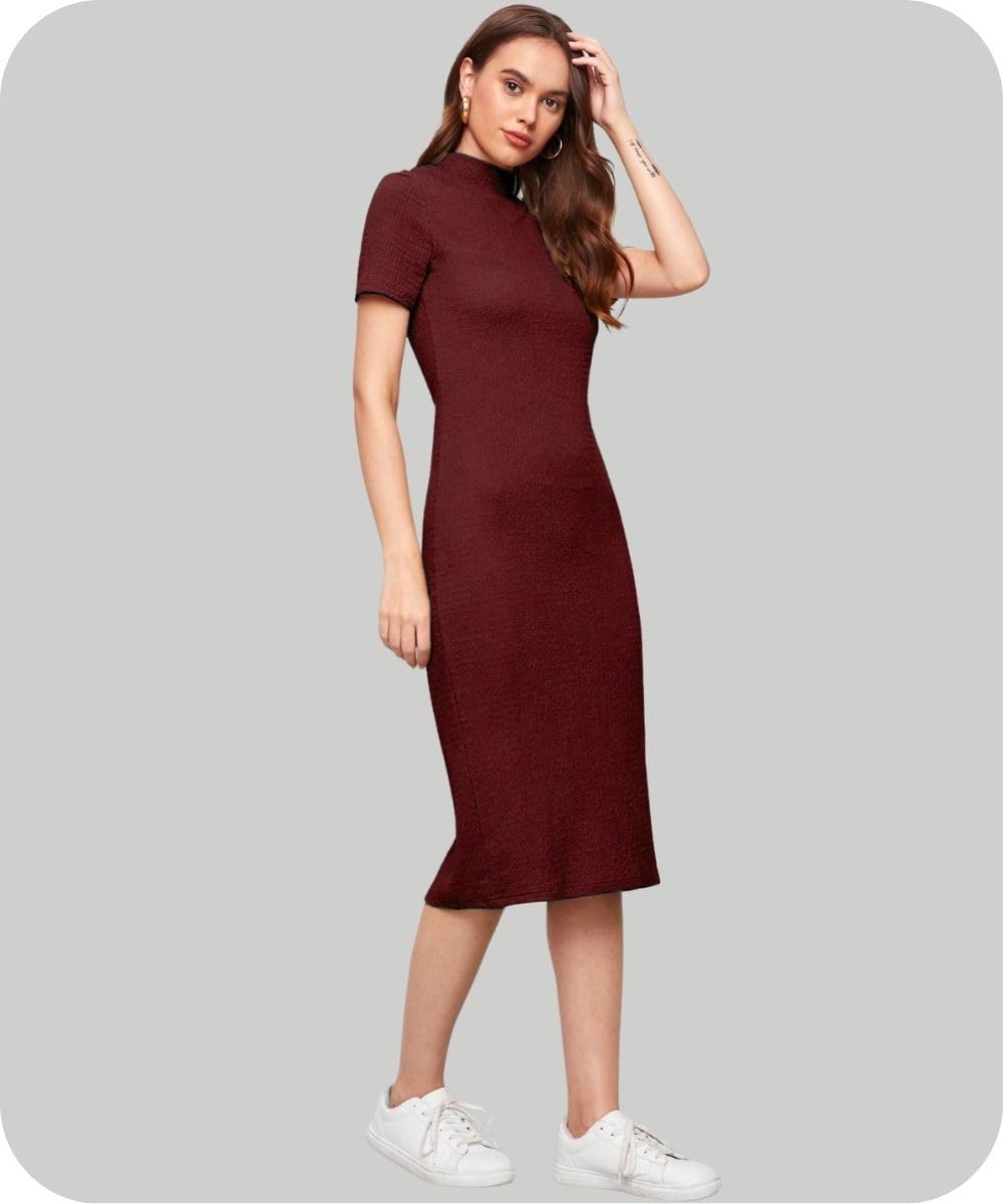 Leriya Fashion one-Piece Dress for Women Bodycon Long | Birthday Dress for Women