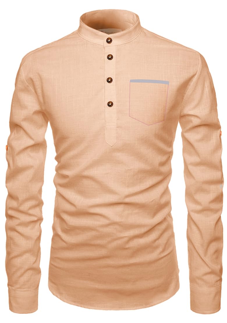 TrendiVastra Men's Cotton Blend Fabric Full Sleeve