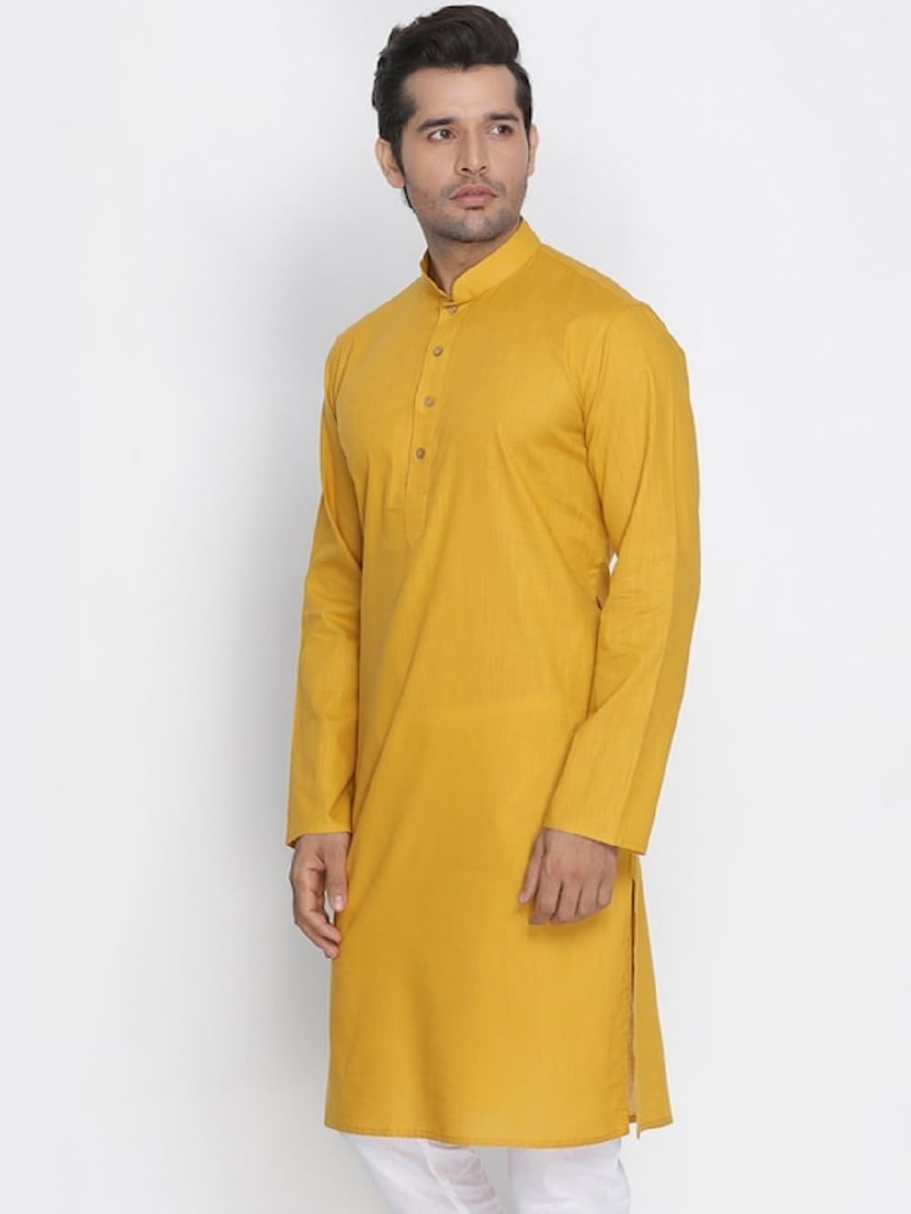 Lymio Men's Cotton Blend Regular Fit Casual Kurta