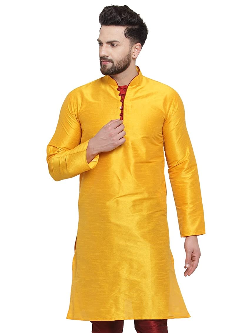 ABH LIFESTYLE Men's Silk Long Kurta only.