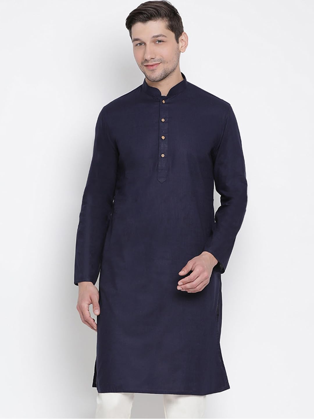 Lymio Men's Cotton Blend Regular Fit Casual Kurta