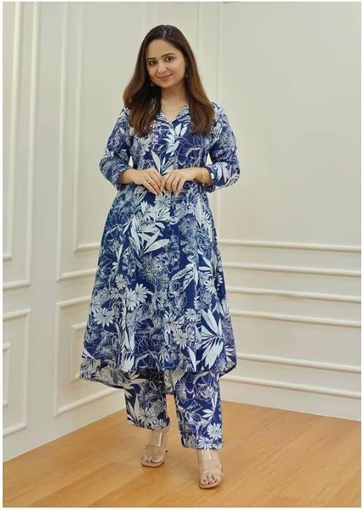 Rayon Printed Set for Women NewDesign Straight Kurta