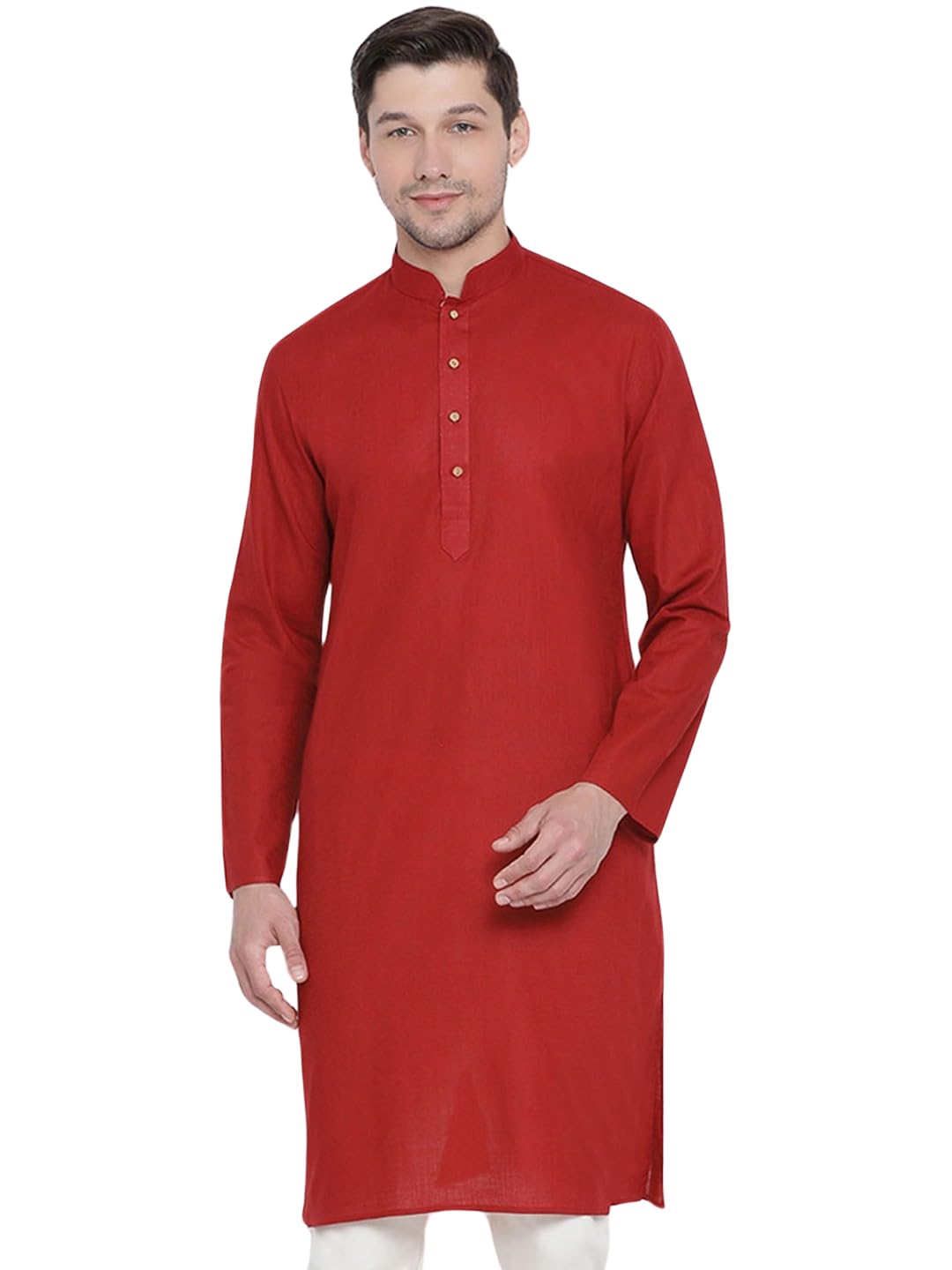 Lymio Men's Cotton Blend Regular Fit Casual Kurta