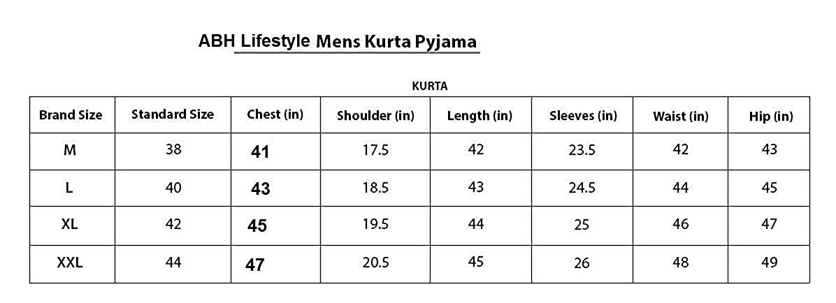 ABH LIFESTYLE Men's Silk Long Kurta only.