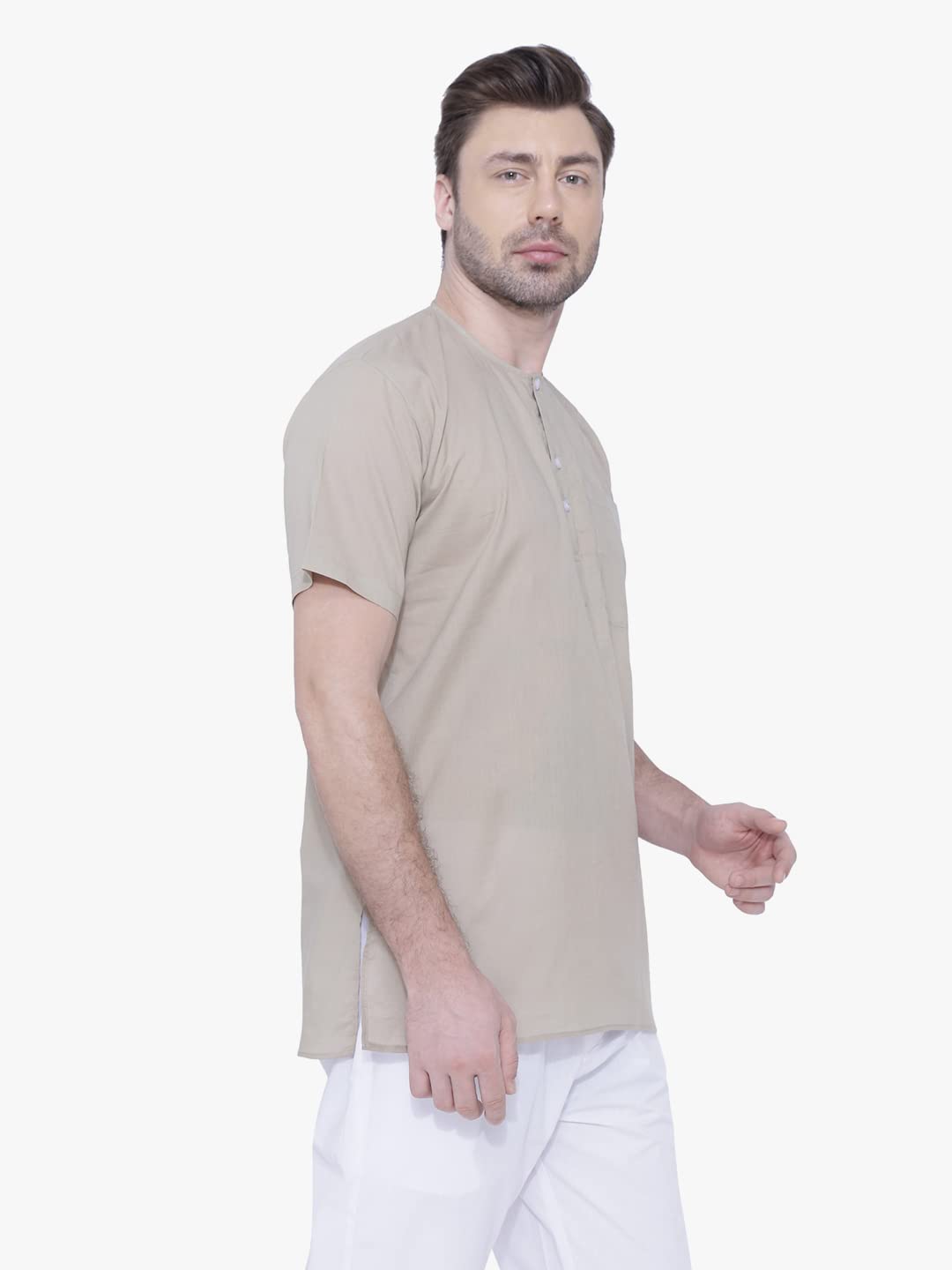 Rajubhai Hargovindas Men Cotton Straight Kurta