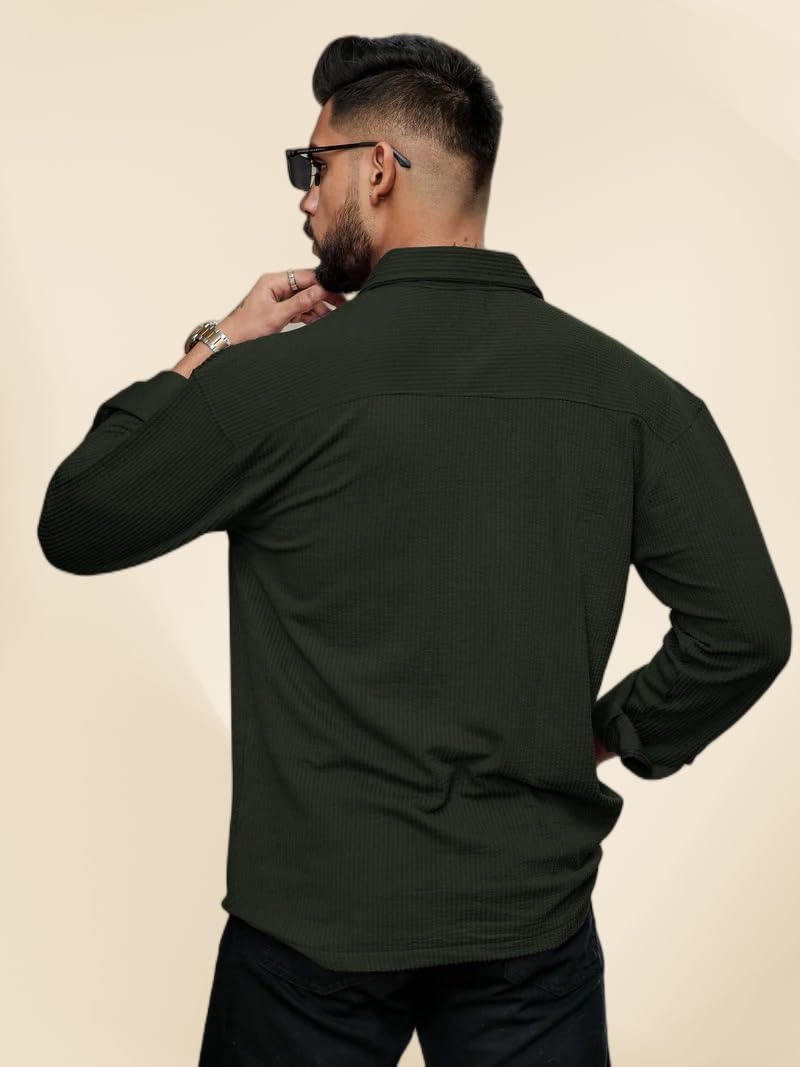 IndoPrimo Men's Regular Fit Fancy Double Pocket
