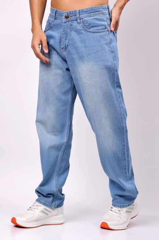London Hills Men's Relaxed Fit Mid Rise Jeans || Relaxed