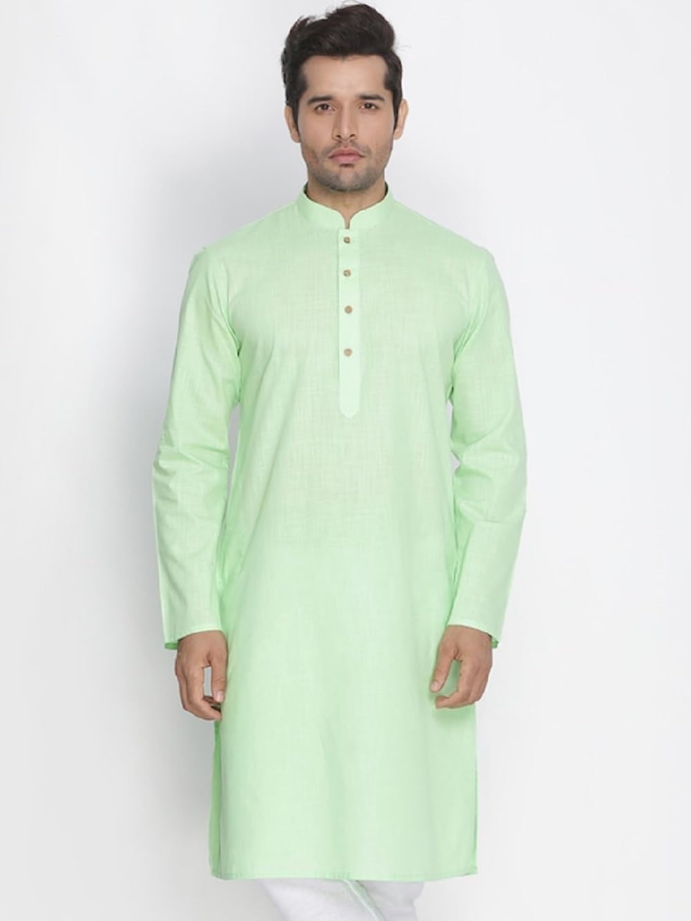 Lymio Men's Cotton Blend Regular Fit Casual Kurta