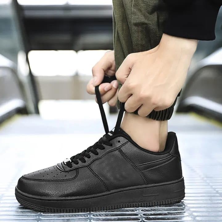 BADLAV® Air Force Black Sneakers for Men - alphahostel.in