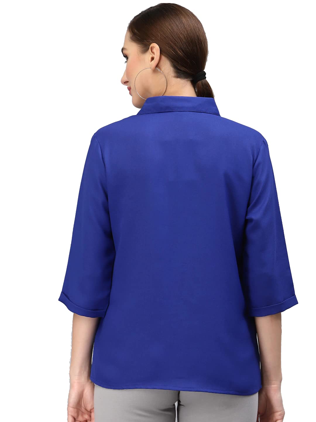 PRIASE B Women's Formal Shirt, 3/4 Sleeve