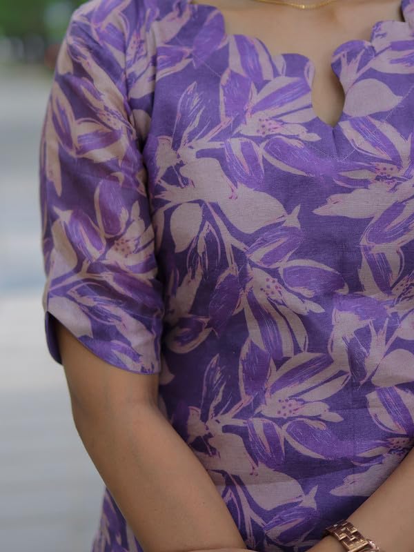 Sun Fashion And Lifestyle Women's Chanderi Stitched