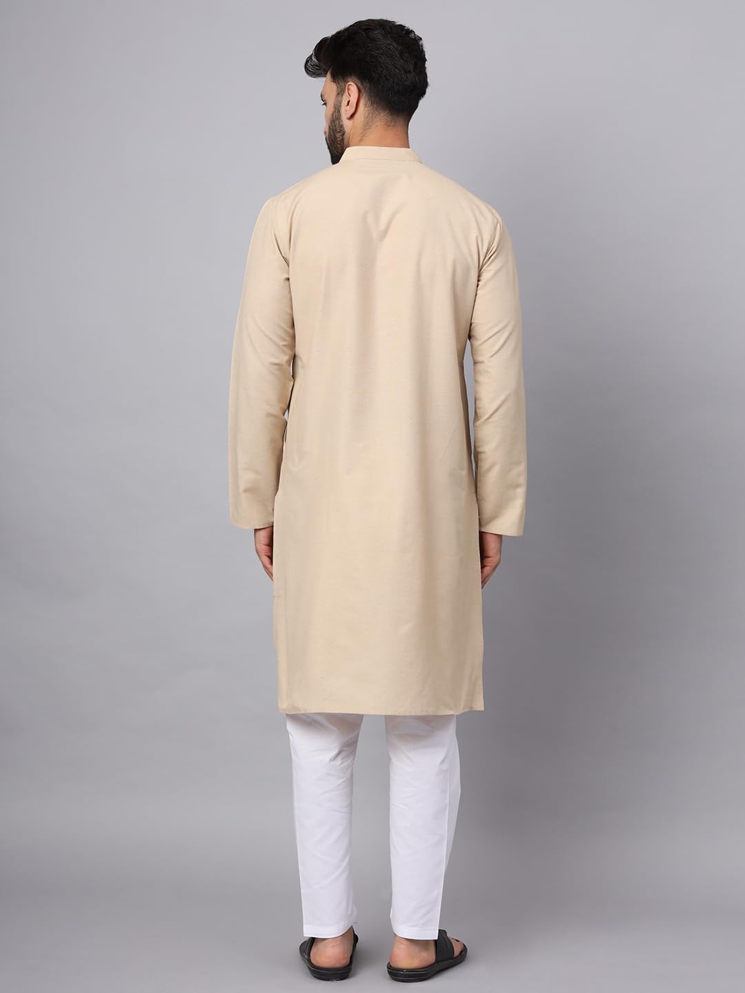 CHIKAN Men's Cotton Regular Premium Long Kurta