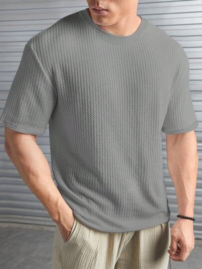 O3e Mens Solid Dotted Unique Design Oversized