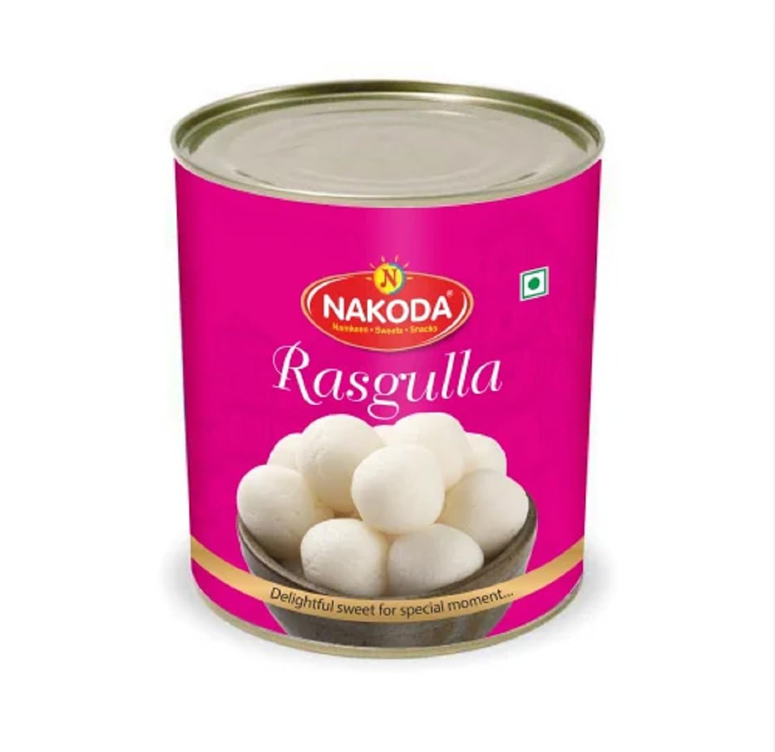 Nakoda Rasgulla Authentic Sweet| 1kg | Pack of 1