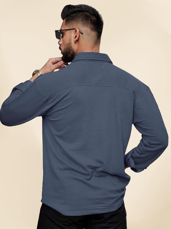 IndoPrimo Men's Regular Fit Fancy Double Pocket