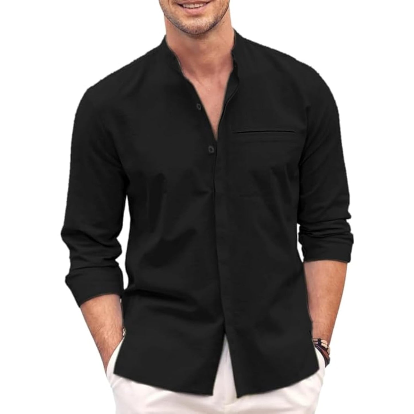 Bellstone Men's Solid Regular Fit Shirt