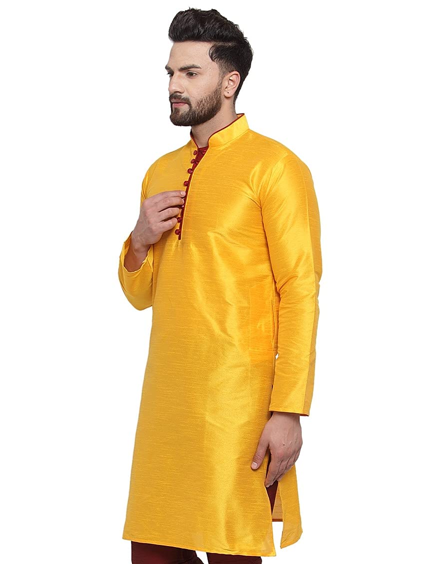 ABH LIFESTYLE Men's Silk Long Kurta only.
