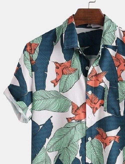 LookMark Men's Cotton Blend Printed Stitched