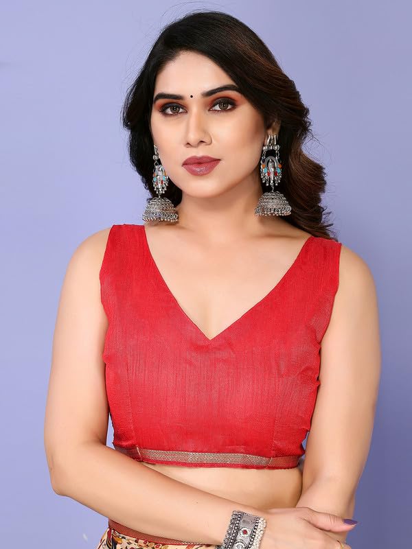 Women's Lace & Printed Chiffon Saree