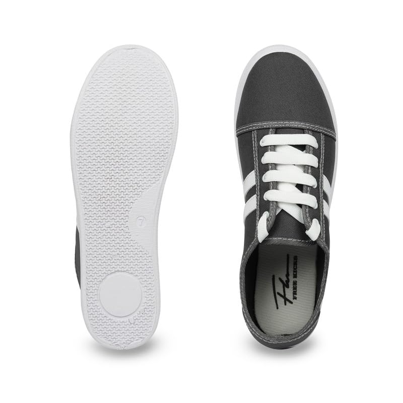 FREE KICKS Classic Black Sneakers for Men - alphahostel.in