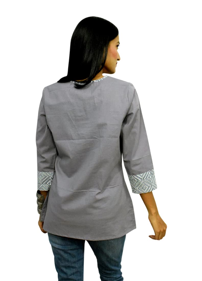 JAIPUR HAND BLOCK Women's Cotton Top |Tunic
