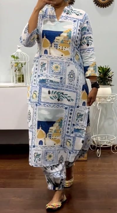 Dhibha Trendy Women Printed Multicolour Coord
