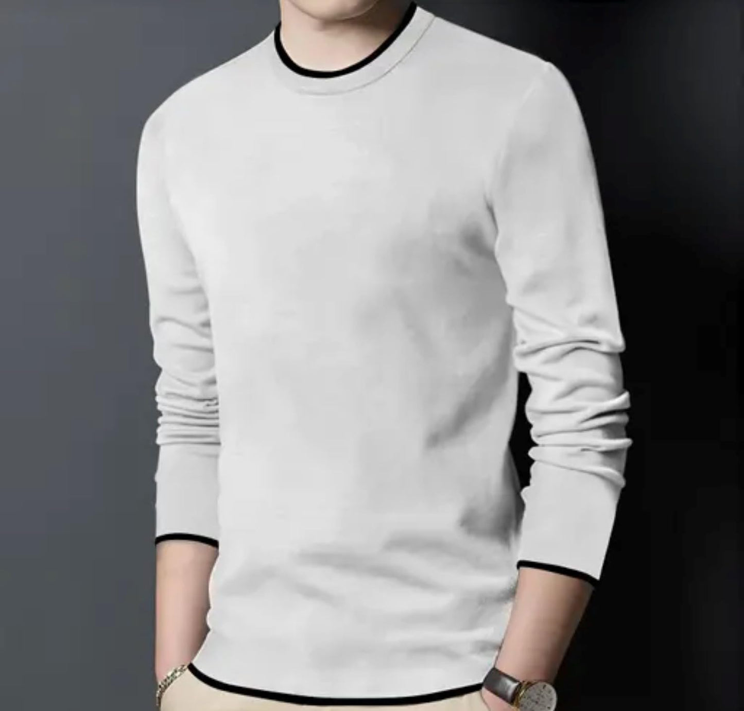 FASHA Men's Solid Regular Fit