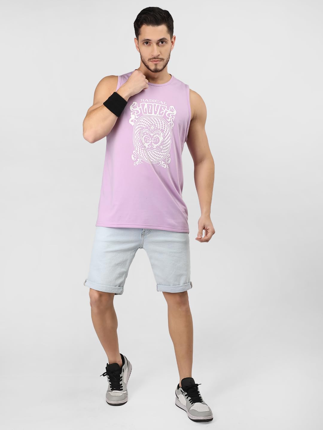 CHKOKKO Tank Tops Sleeveless T-Shirt for Men Cotton