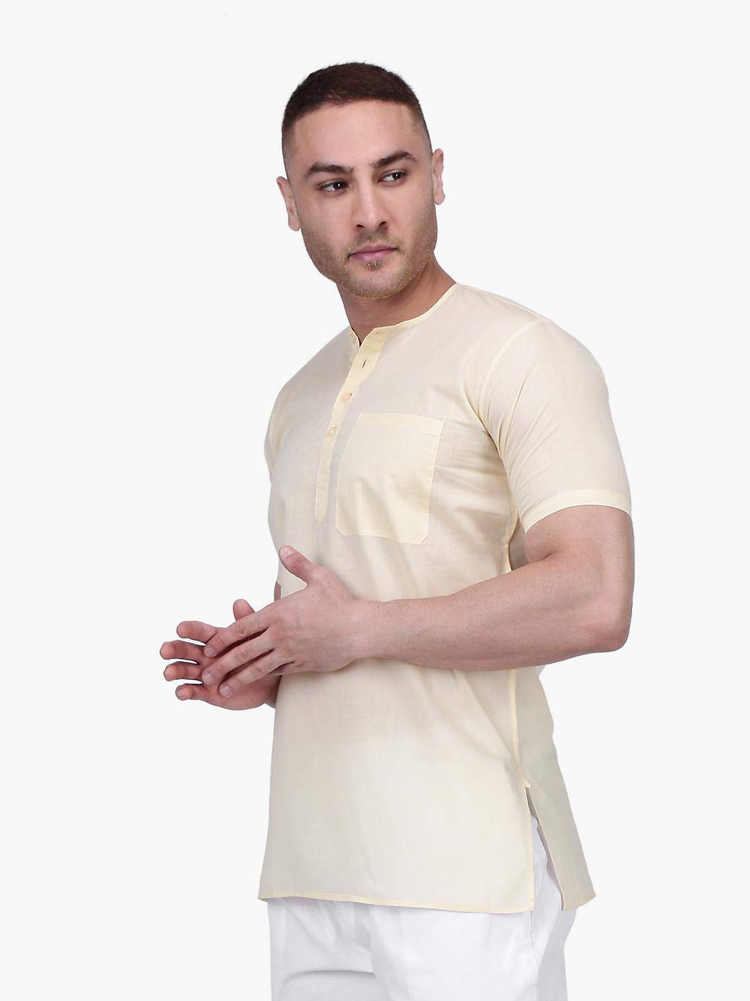 Rajubhai Hargovindas Men Cotton Straight Kurta