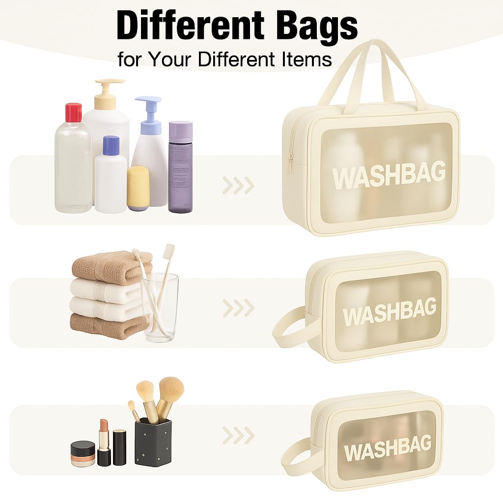 KUKLAR Wash Bag Pouch for Travel Kit Toiletry Bag