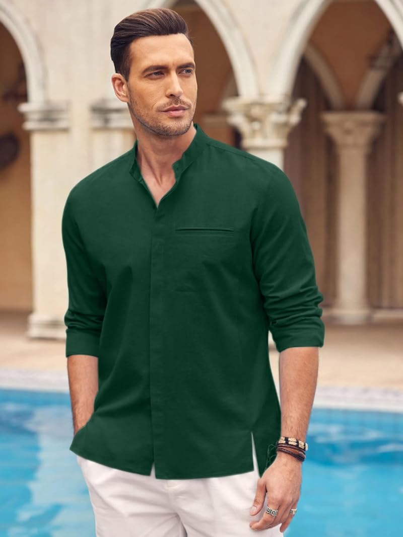 Bellstone Men's Solid Regular Fit Shirt
