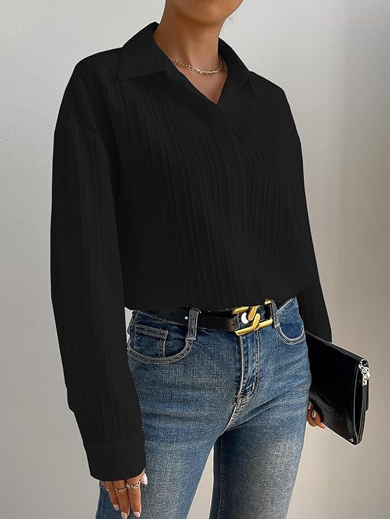 ROYALICA Women and Girls Fancy Women Regular Fit Formal Shirt/Shirts for Women Stylish Western.
