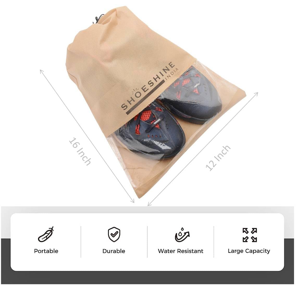 SHOESHINE Storage Bag for Men and Women