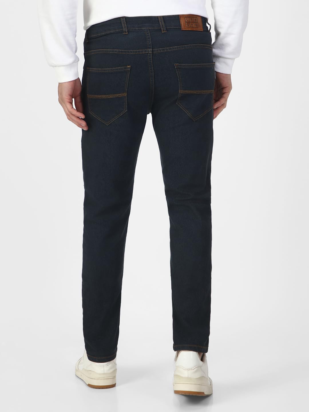 Urbano Fashion Men's Slim Fit Washed Jeans Stretchable