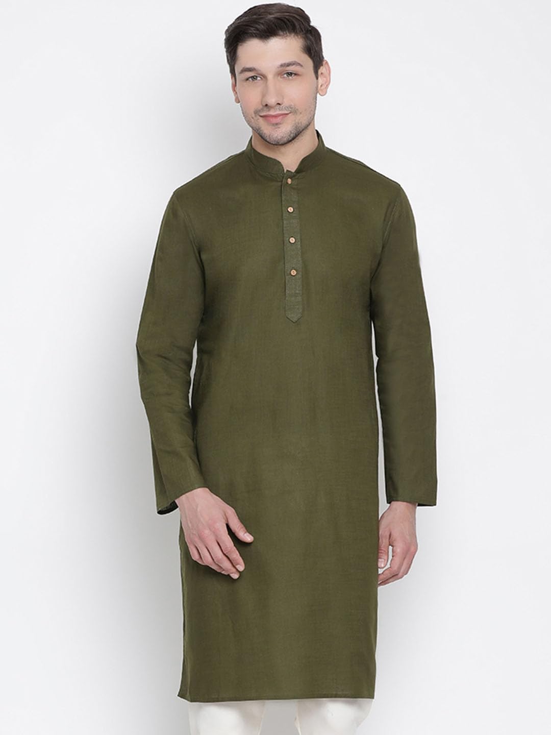 Lymio Men's Cotton Blend Regular Fit Casual Kurta