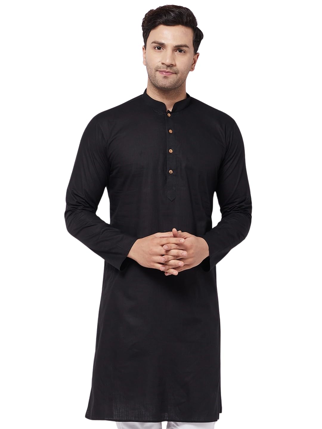 Lymio Men's Cotton Blend Regular Fit Casual Kurta