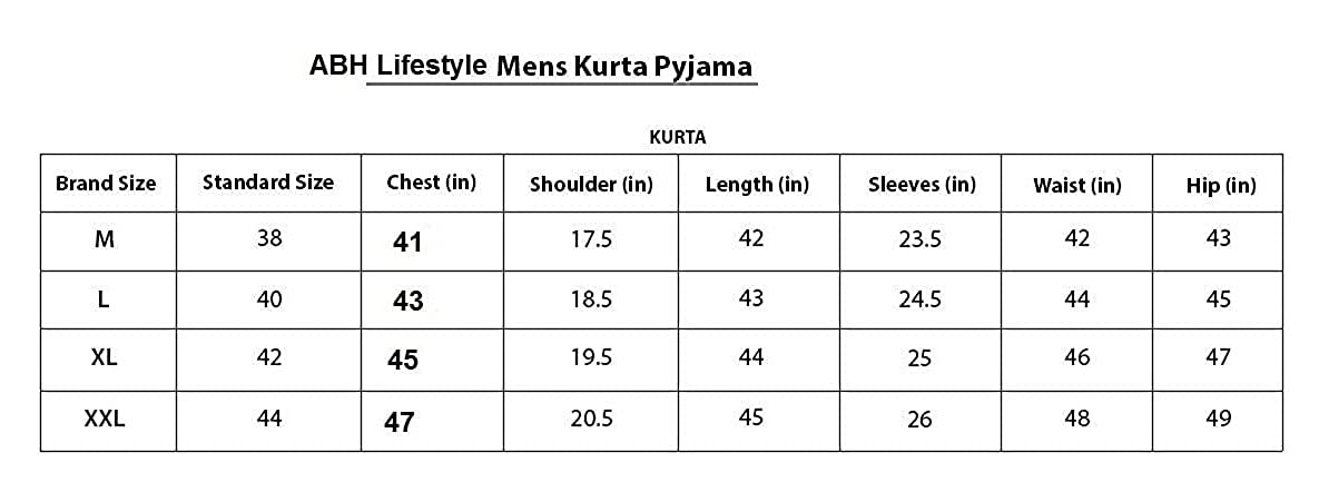 ABH LIFESTYLE Men's Silk Long Kurta only.