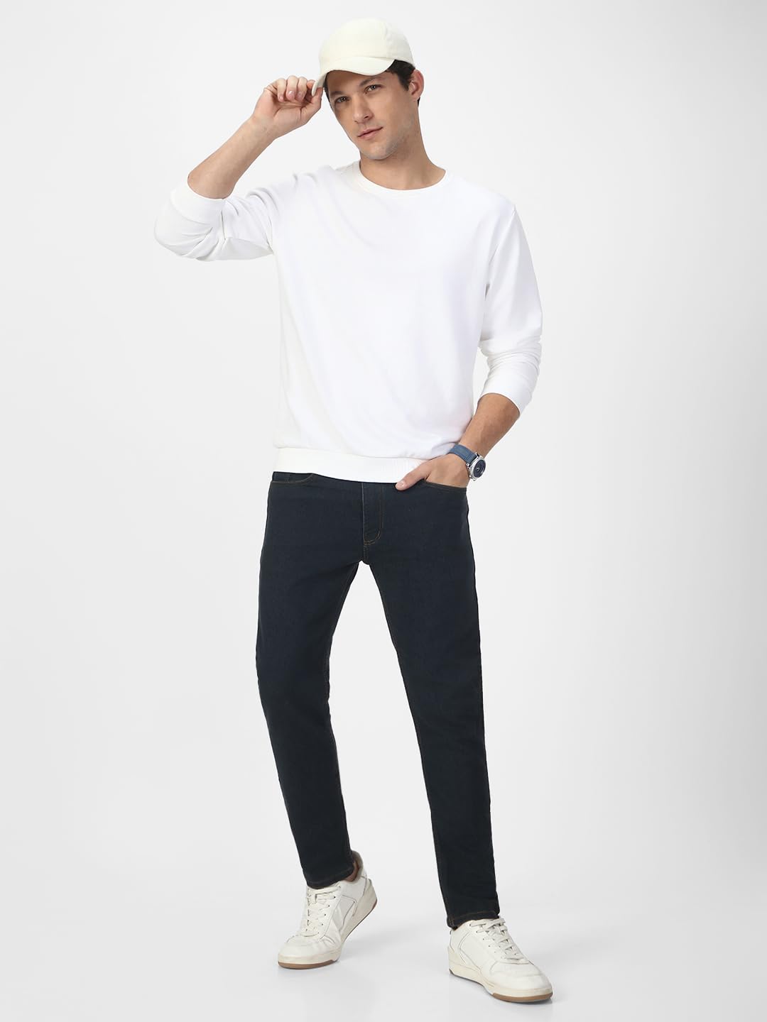Urbano Fashion Men's Slim Fit Washed Jeans Stretchable
