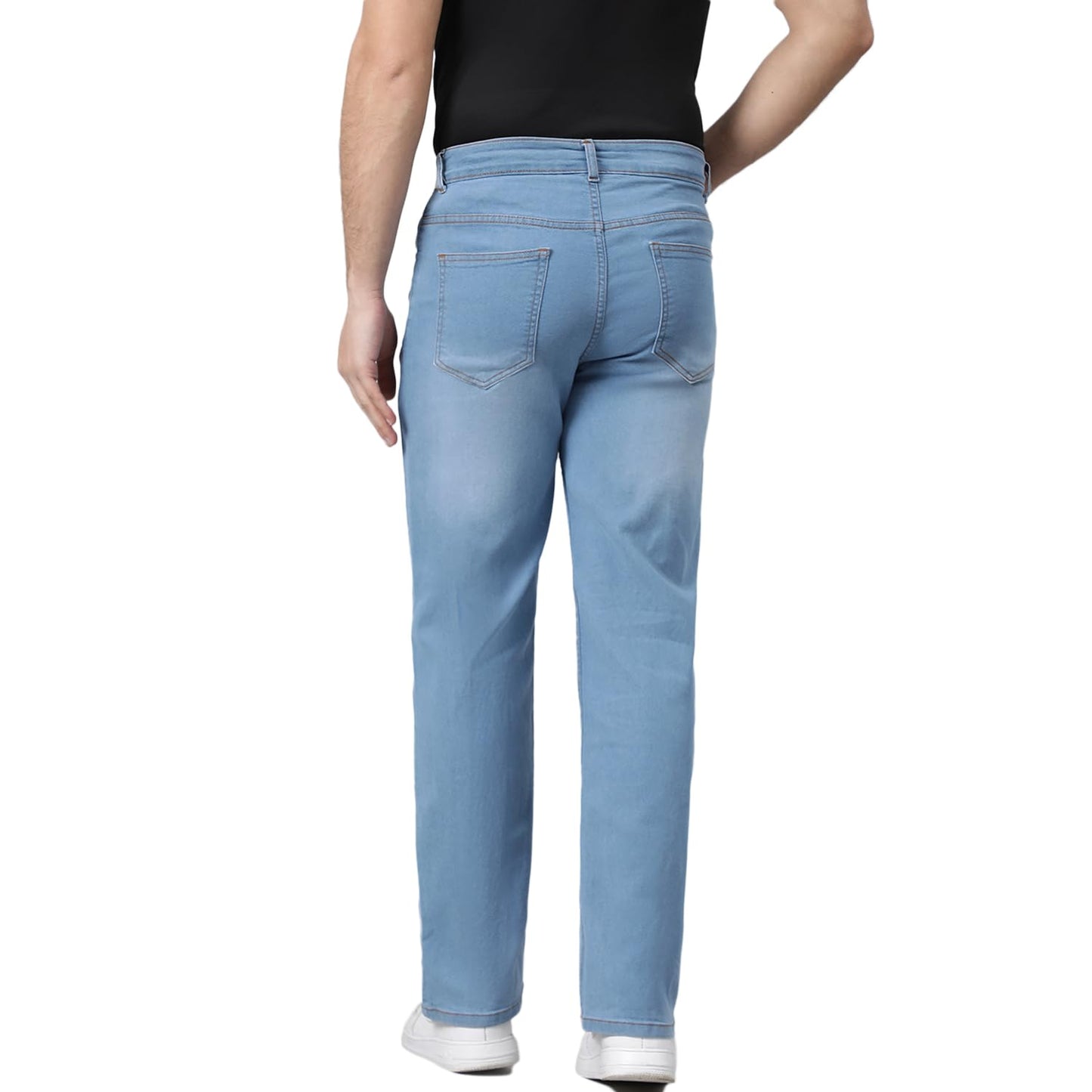KOTTY Men’s Relaxed Fit Straight-Leg Jeans