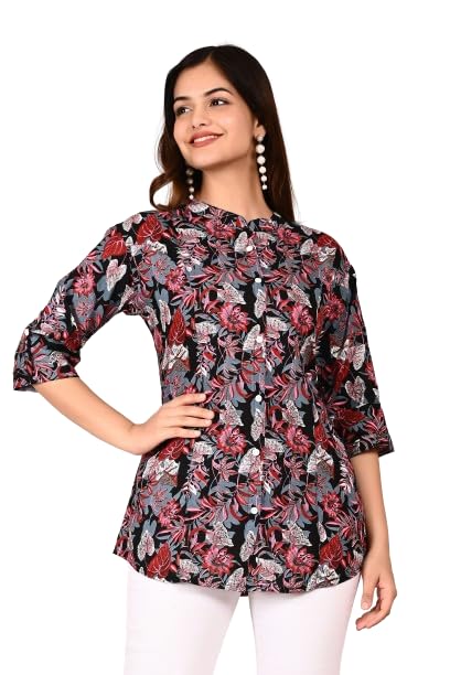 Gudwear Printed Shirt Style Top Women l Stylish Shirt