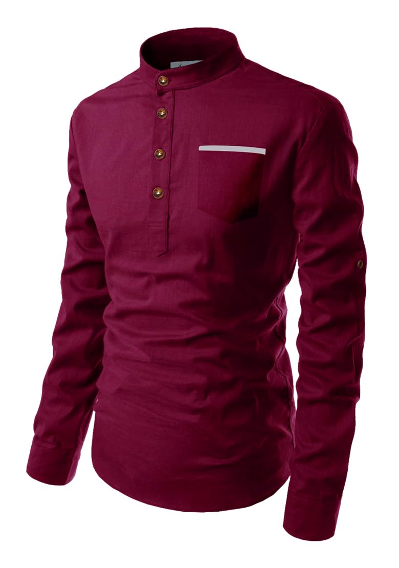 TrendiVastra Men's Cotton Blend Fabric Full Sleeve