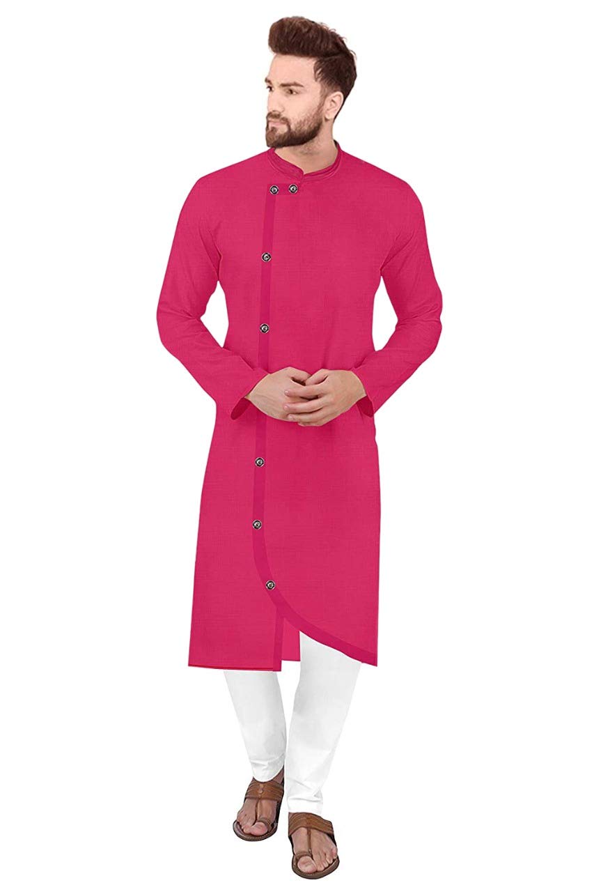 trustous Men's Cotton Kurta Set