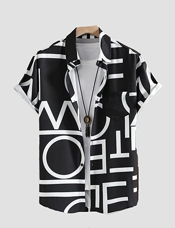 LookMark Men's Cotton Blend Printed Stitched