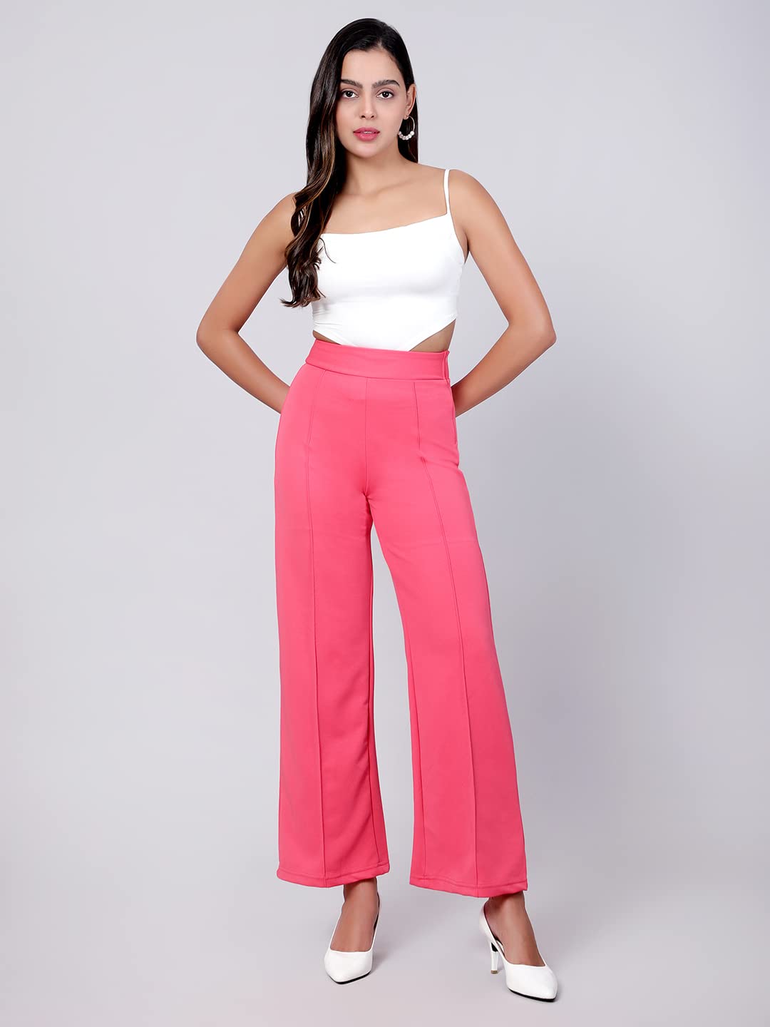 KOTTY Women's Regular Casual Pants