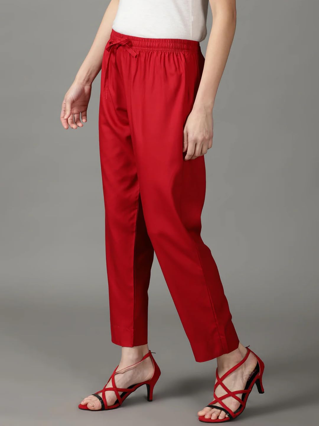 Cadila Women's Cotton Drawstring Rayon Pants