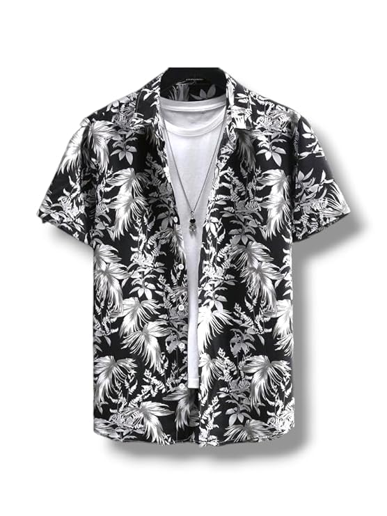 BASSIQ Fashion Mens Lycra Man Casual Shirt Regular Fit