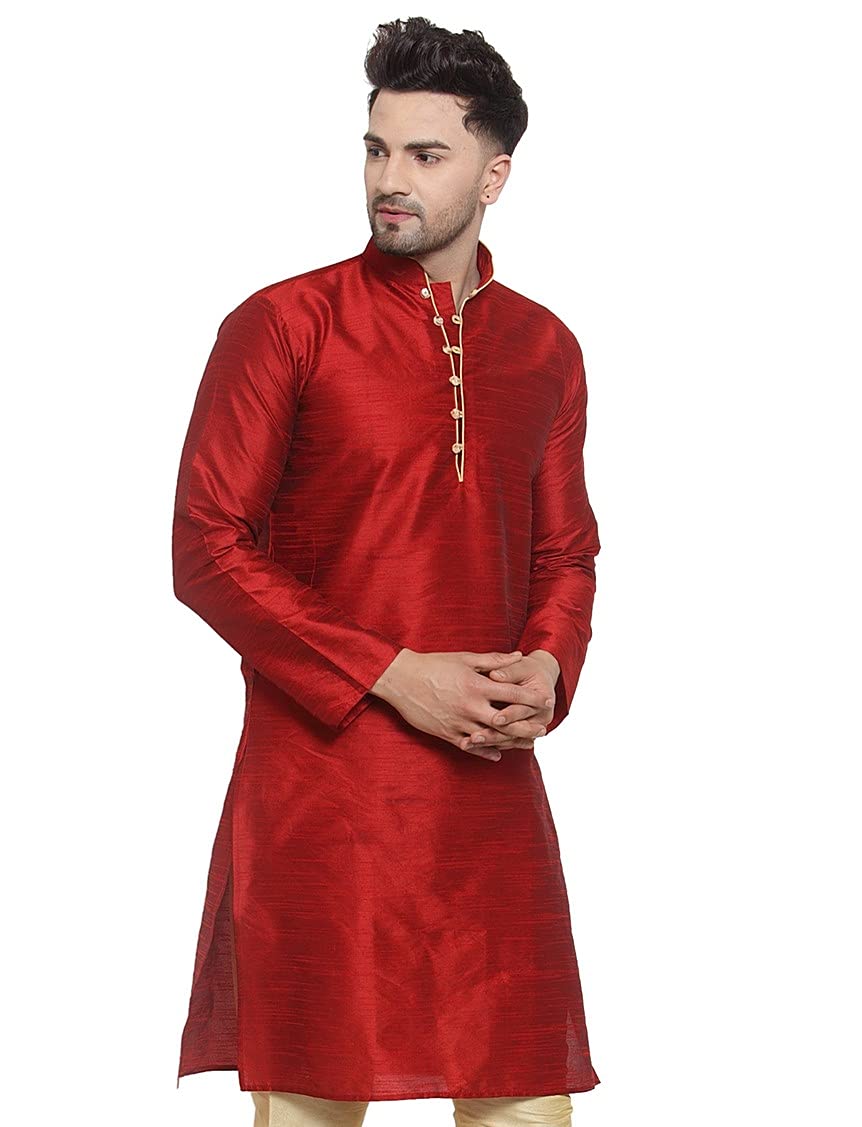 ABH LIFESTYLE Men's Silk Long Kurta only.