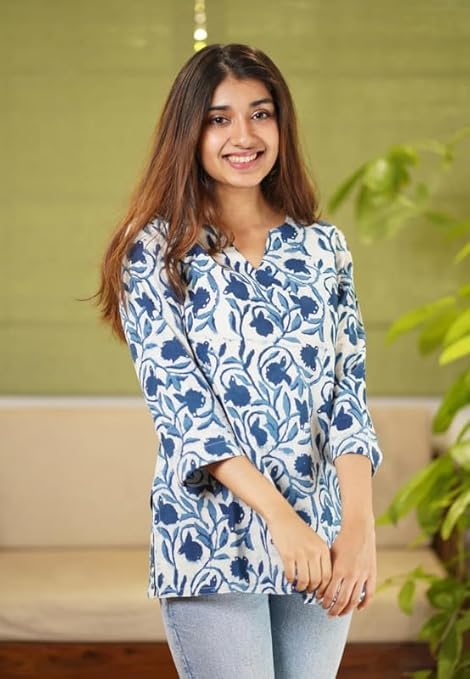 Regular Fit Printed Shirt Top Women